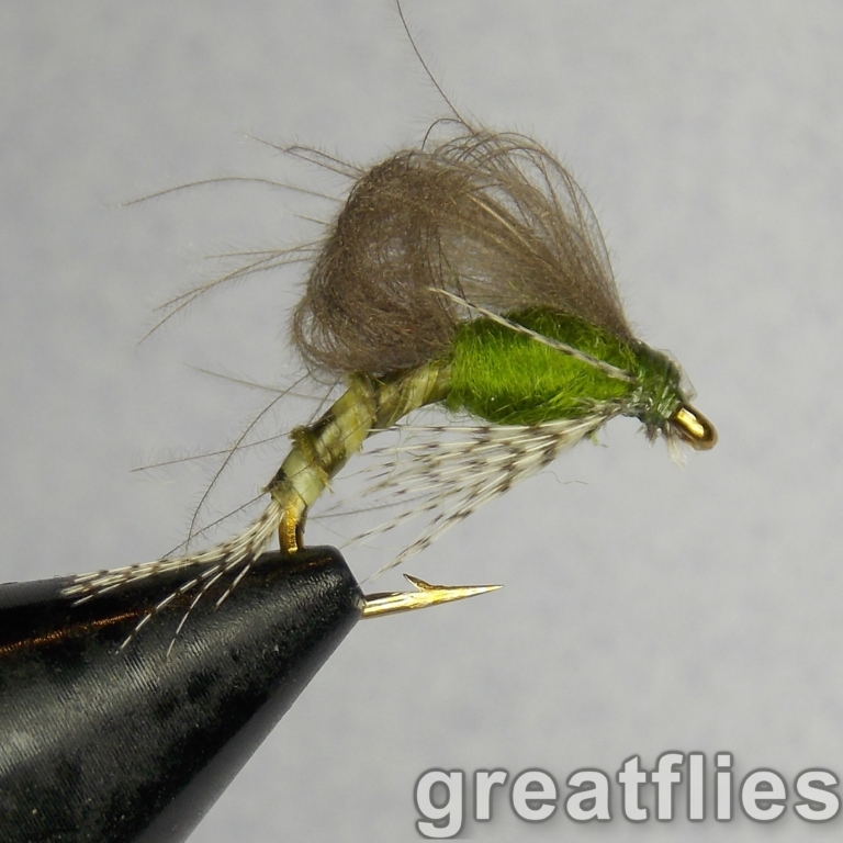 1 Dozen (12) – CDC Loop Wing Emerger – Blue-winged Olive – Great Flies