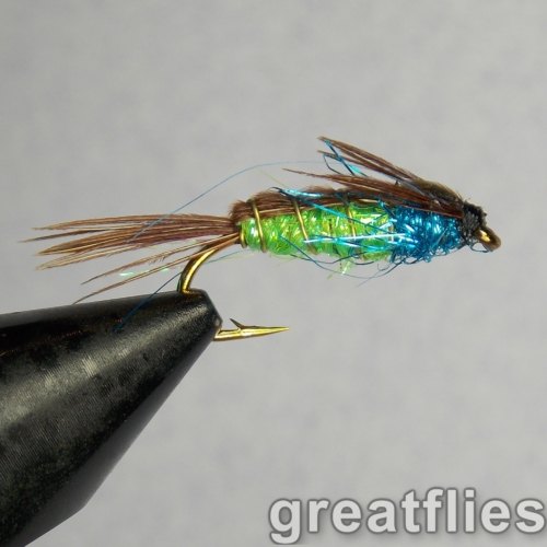 1 Dozen (12) – Pheasant Tail Nymph – Super Flash – Great Flies