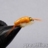 1 dozen (12) - Scud - Orange - Bead Head - Image 3