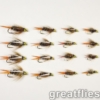 Goldkopf Nymphe Forellenfliegen, 12er-Pack Goldkopf