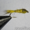 1 dozen (12) - Gold Ribbed Hare's Ear - OLIVE - Image 3